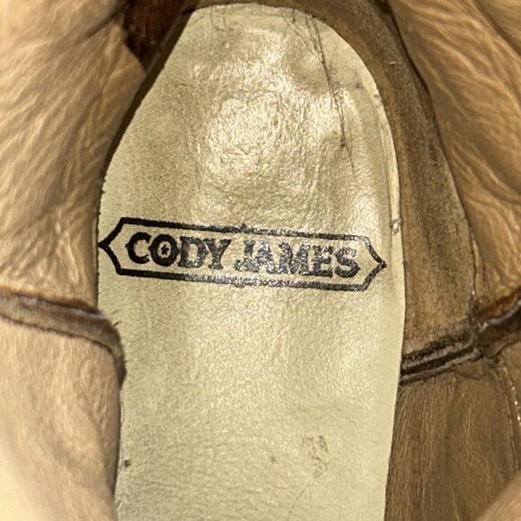Cody James BB02 Saddle Vamp Western Broad Square Toe Boots Men’s Size 9 D $199 main image 5